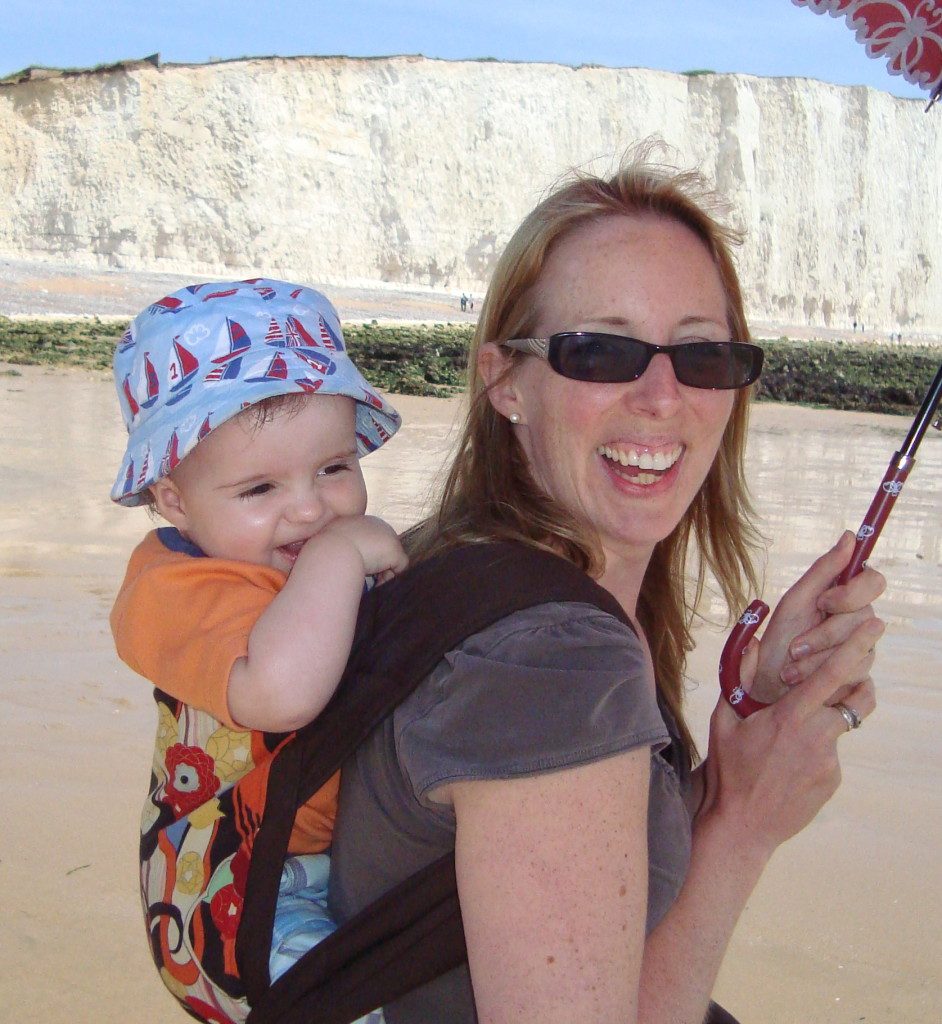 Roamy back carry at Birling Gap
