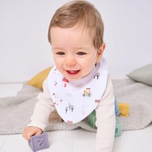 Bibbilyboo Baby/Toddler Dribble Bibs - 3 pack