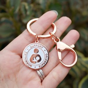 Support Celebrate Normalise Breastfeeding Keyring