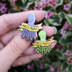 T & Belle NICU Mama Premature Baby Keepsake Pins