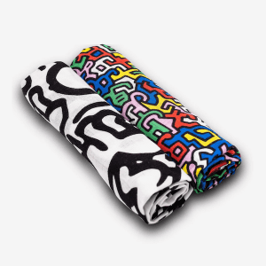 Etta Loves - Keith Haring Prints - 2 Pack Muslins