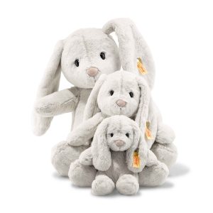 Steiff Hoppie Rabbit - Light Grey