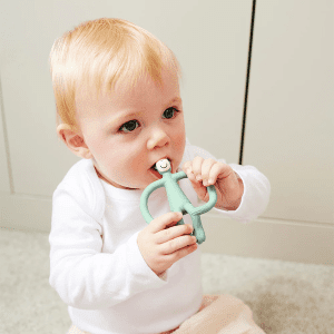 Matchstick Monkey Original Monkey Teether - Mint Green