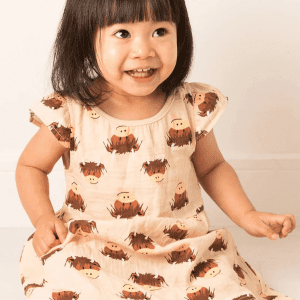 Blade & Rose Hamish Highland Cow Summer Dress